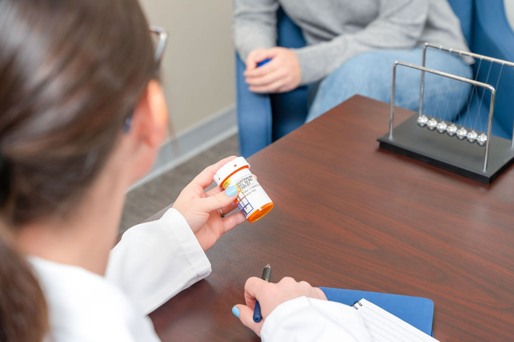 Handing patient prescription medication