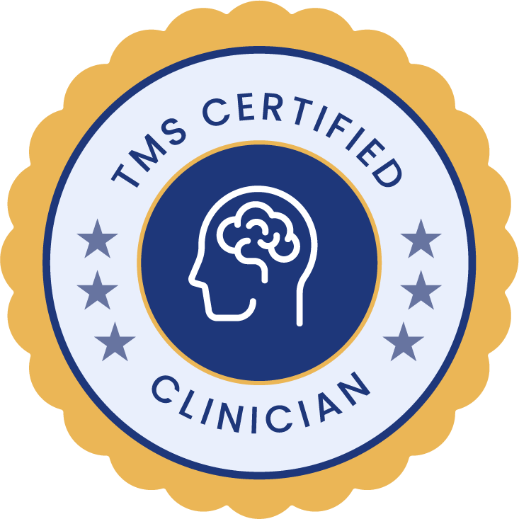 TMS certified clinician logo